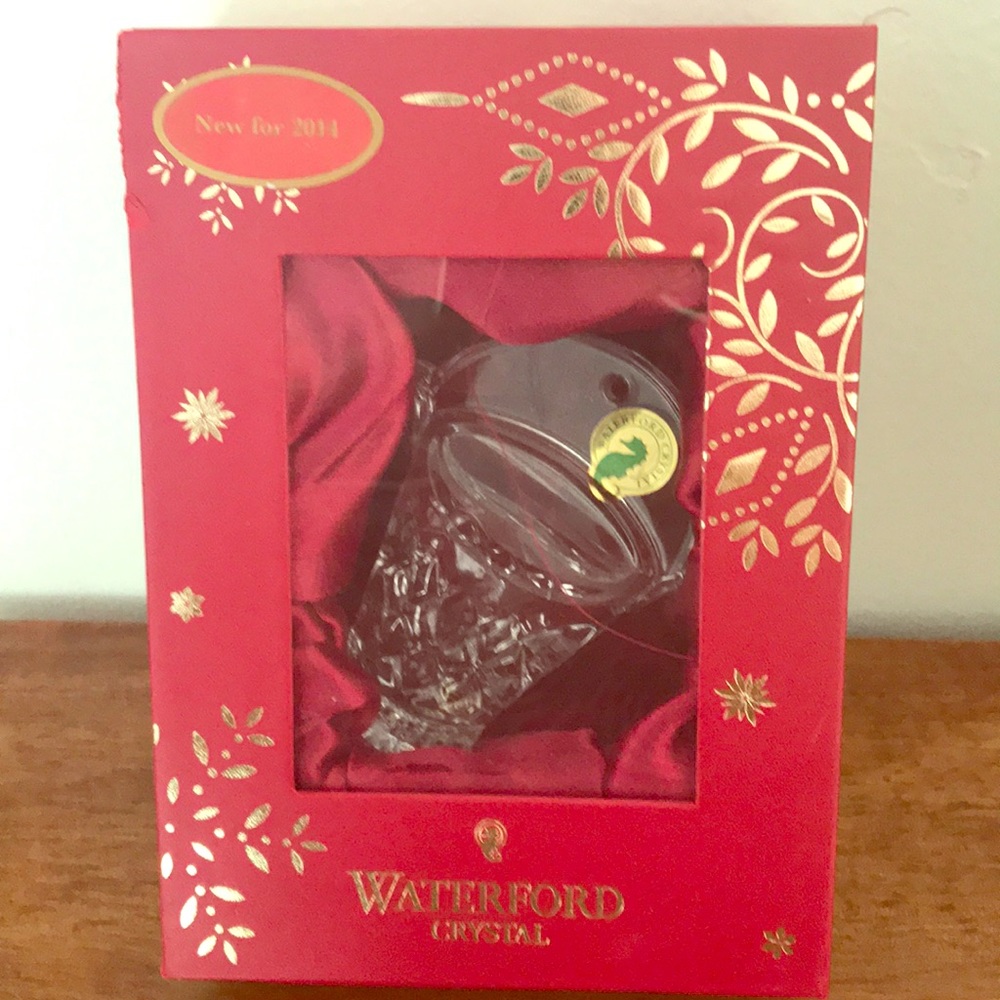 Waterford 8 Maids a Milking Crystal Ornament